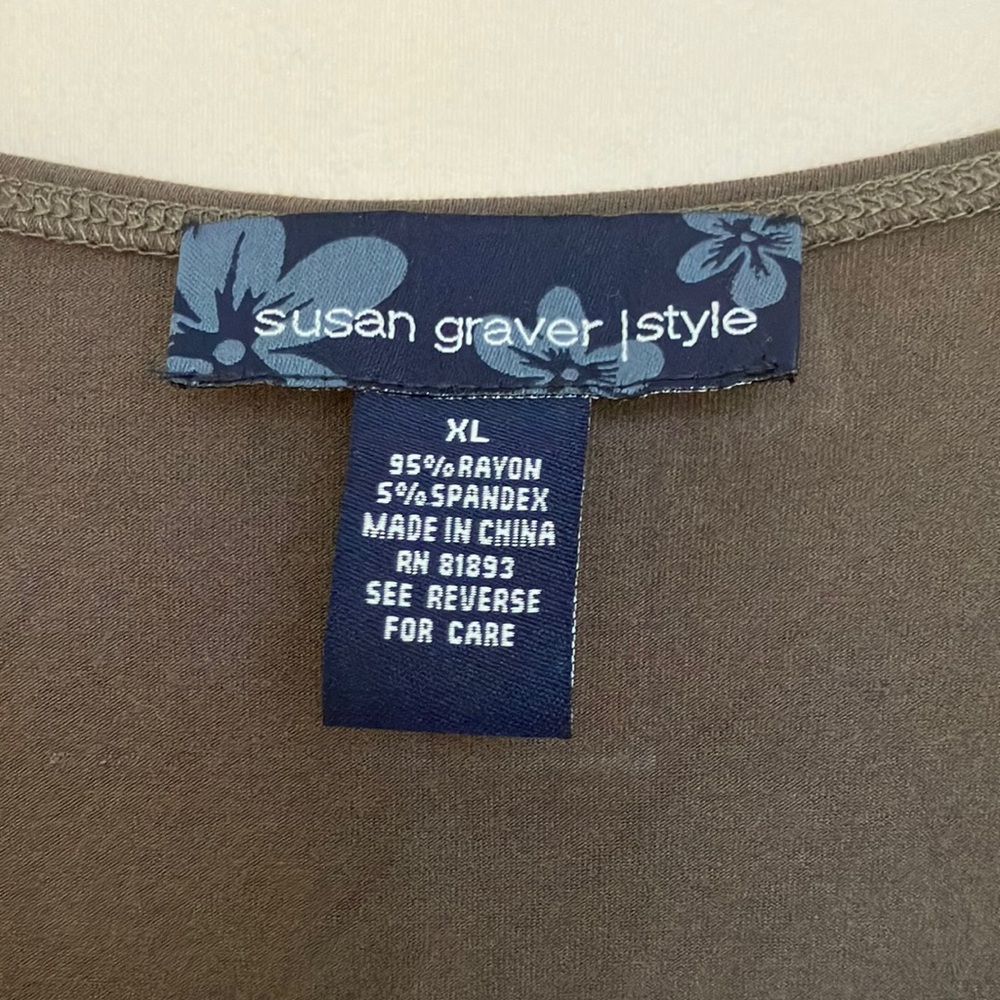 NWT Susan Graver tunic with tank size XL - Picture 13 of 15